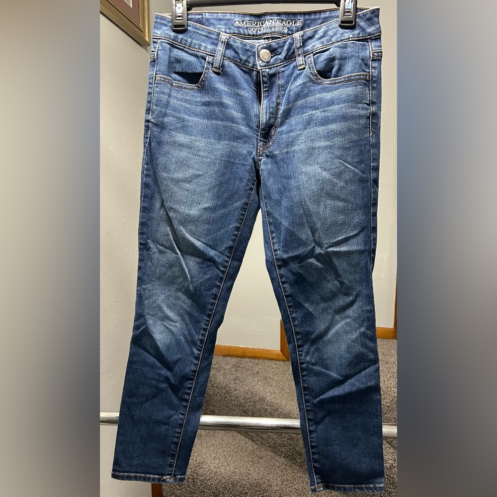American Eagle Hi Rise Jegging Crop Super Stretch Women's Size 6